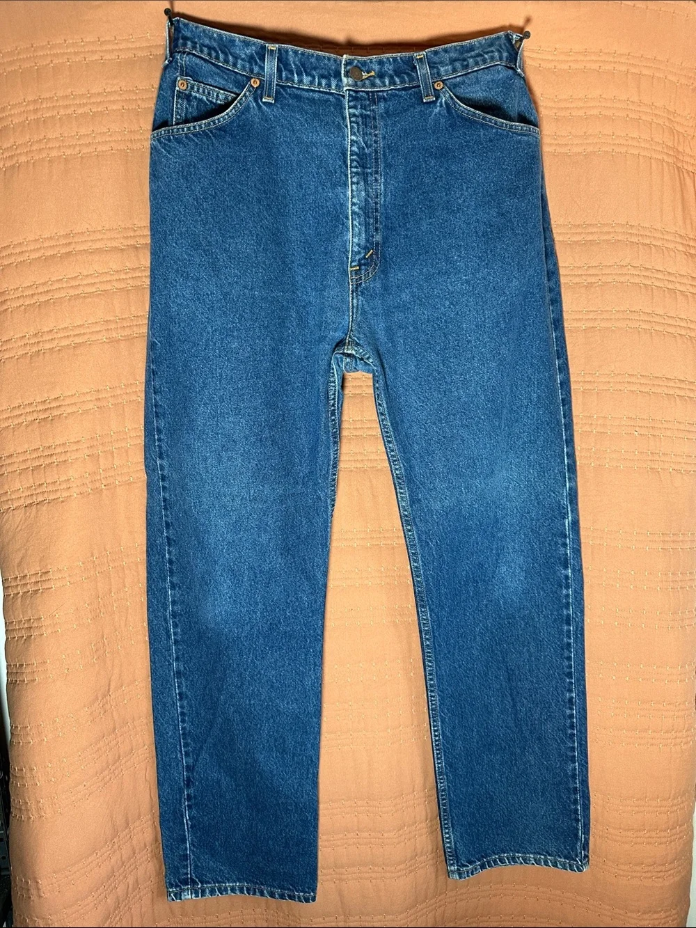 Levi's Men's Dark Blue Straight-Leg Jeans